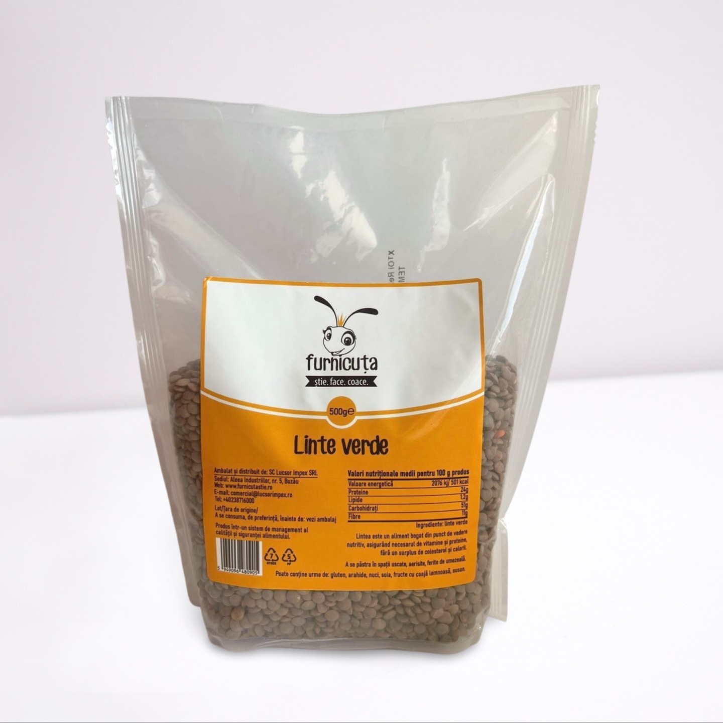 Linte verde, 500g - imagine 3