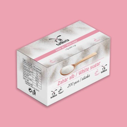 Zahăr alb stick, 200 buc